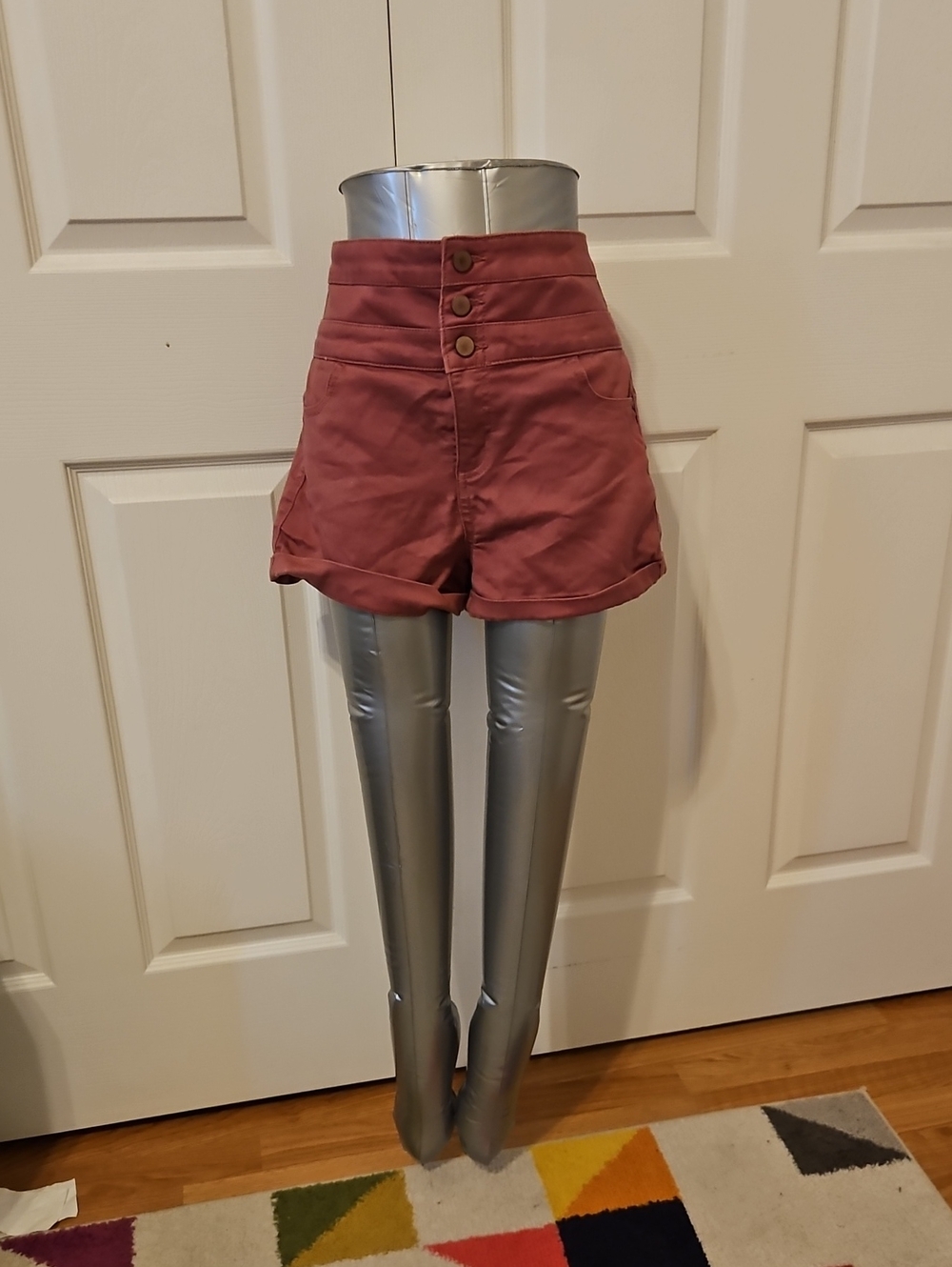 Love, Fire High-Waist Rose-Rust Shorts Size 13